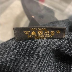 light grey lv hat scarf